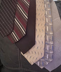 6 Cool Vintage Tagless  Silk Ties $50