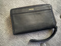 Fossil Tiegan Leather Clutch Wallet